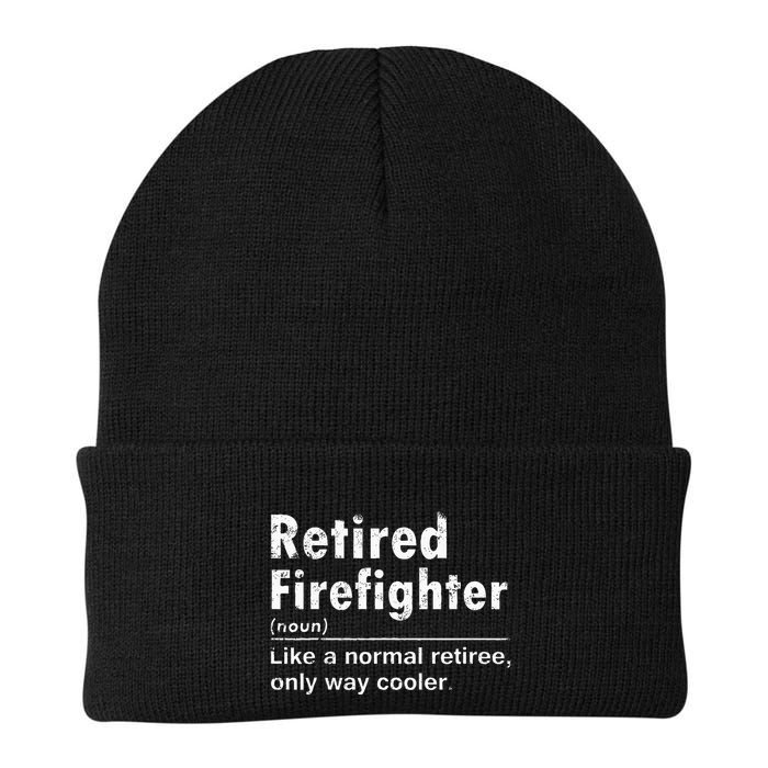 Retired Firefighter Funny Definition Of Retirement Fireman Beanie