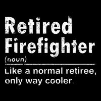 Retired Firefighter Funny Definition Of Retirement Fireman 16 in Basic Backpack
