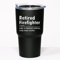 Retired Firefighter Funny Definition Of Retirement Fireman Tumbler