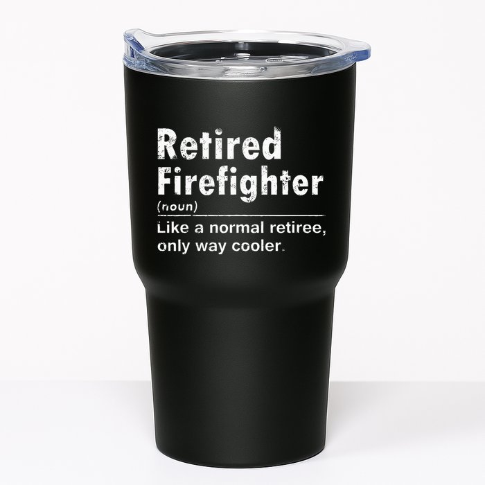 Retired Firefighter Funny Definition Of Retirement Fireman Tumbler