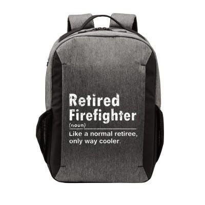 Retired Firefighter Funny Definition Of Retirement Fireman Vector Backpack
