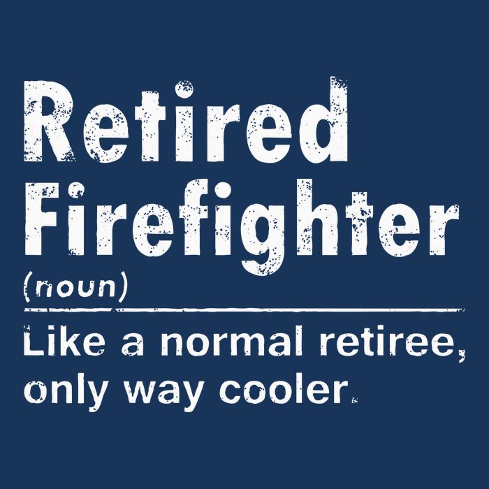 Retired Firefighter Funny Definition Of Retirement Fireman Infant Baby Jersey Bodysuit