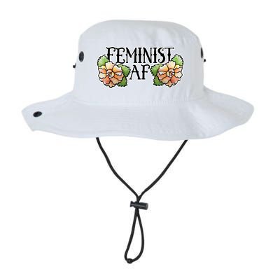 Retro Flower Feminist Af Cool Gift Legacy Cool Fit Booney Bucket Hat