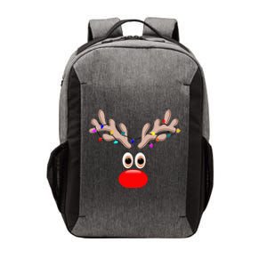 reindeer face for christmas in july reindeer costume Vector Backpack