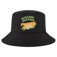 Rolling Fatties Funny Weed Cat Marijuana Cool Comfort Performance Bucket Hat