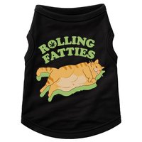 Rolling Fatties Funny Weed Cat Marijuana Doggie Tank