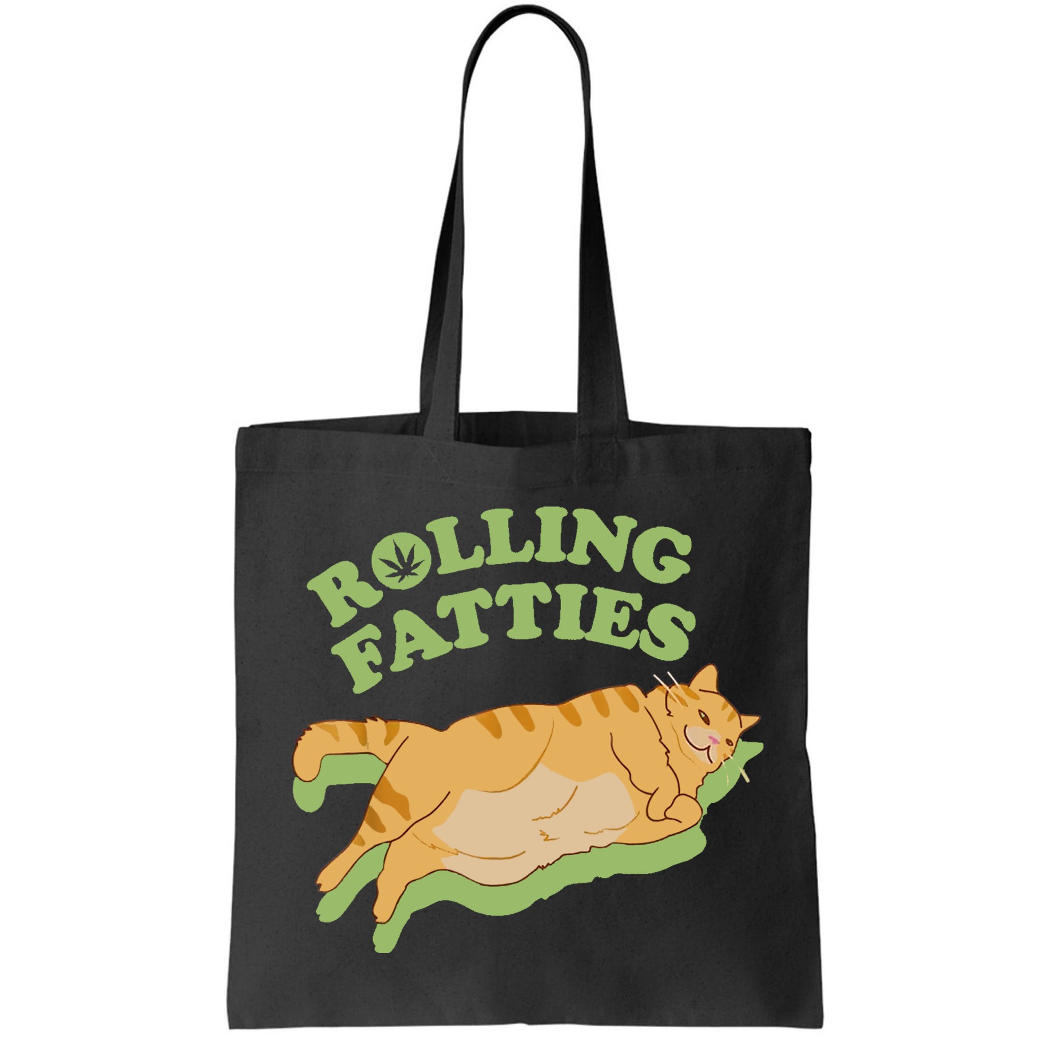 Rolling Fatties Funny Weed Cat Marijuana Bag