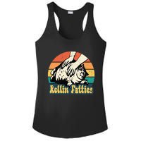 Rollin Fatties Funny Cat Meme Cat Mom Cat Owner Cat Lover Ladies PosiCharge Competitor Racerback Tank