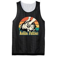 Rollin Fatties Funny Cat Meme Cat Mom Cat Owner Cat Lover Mesh Reversible Basketball Jersey Tank