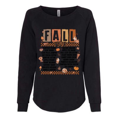 Retro Fall Funny Autumn Lover Womens California Wash Sweatshirt