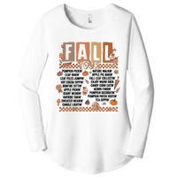 Retro Fall Funny Autumn Lover Women's Perfect Tri Tunic Long Sleeve Shirt