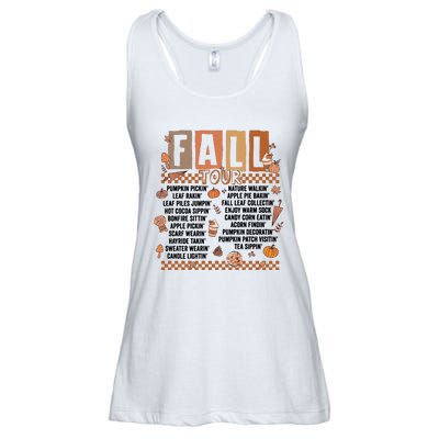 Retro Fall Funny Autumn Lover Ladies Essential Flowy Tank