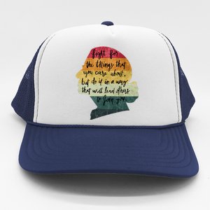 RBG Fight For The Things You Care About Pro Choice Trucker Hat