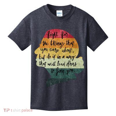 RBG Fight For The Things You Care About Pro Choice Kids T-Shirt
