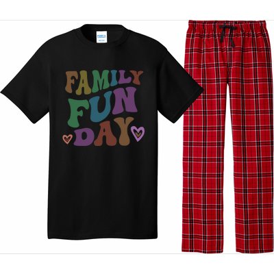 Retro Family Fun Day Vacation Road Trip Travel Reunion Event Funny Gift Pajama Set