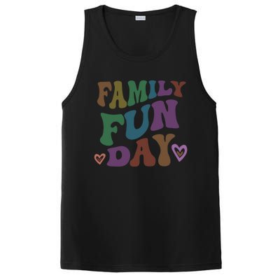 Retro Family Fun Day Vacation Road Trip Travel Reunion Event Funny Gift PosiCharge Competitor Tank