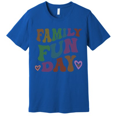 Retro Family Fun Day Vacation Road Trip Travel Reunion Event Funny Gift Premium T-Shirt