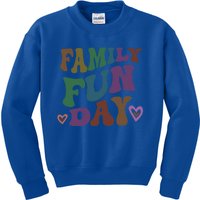 Retro Family Fun Day Vacation Road Trip Travel Reunion Event Funny Gift Kids Sweatshirt