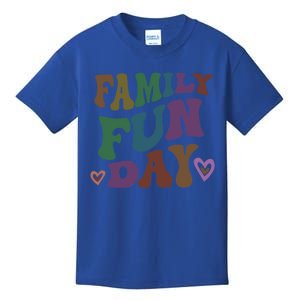 Retro Family Fun Day Vacation Road Trip Travel Reunion Event Funny Gift Kids T-Shirt