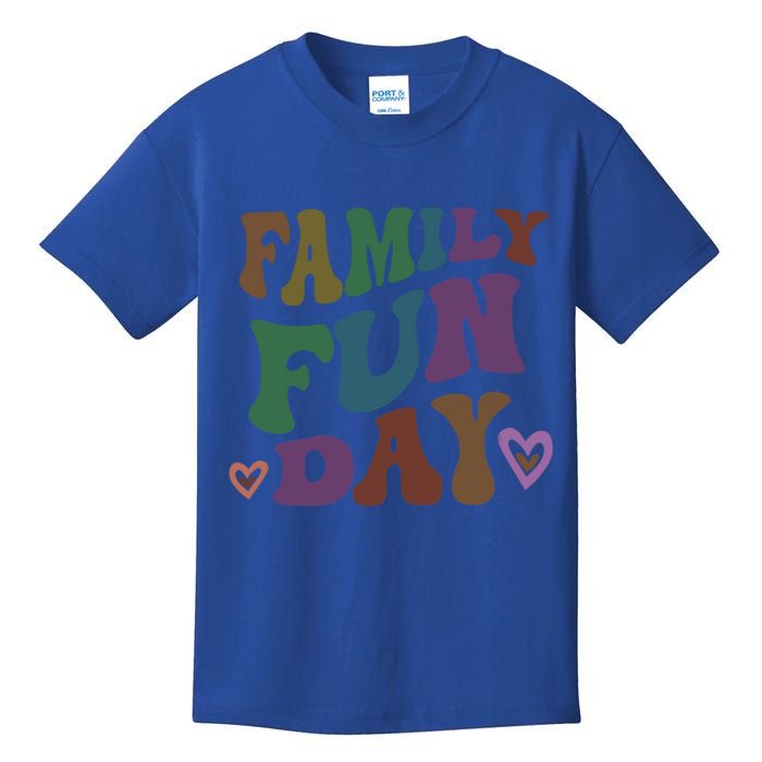 Retro Family Fun Day Vacation Road Trip Travel Reunion Event Funny Gift Kids T-Shirt