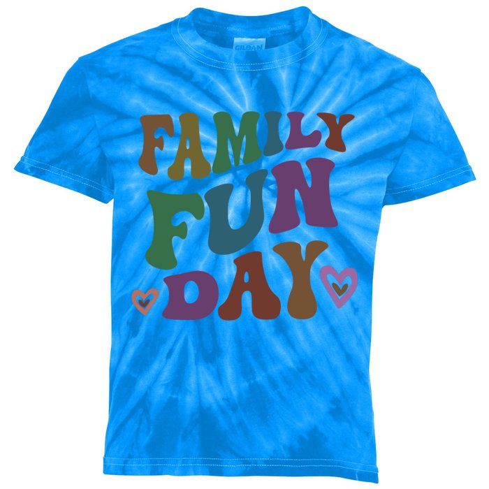 Retro Family Fun Day Vacation Road Trip Travel Reunion Event Funny Gift Kids Tie-Dye T-Shirt