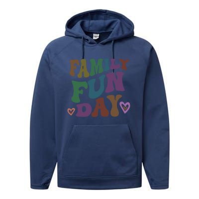 Retro Family Fun Day Vacation Road Trip Travel Reunion Event Funny Gift Performance Fleece Hoodie