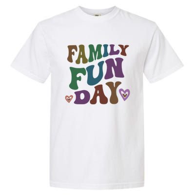 Retro Family Fun Day Vacation Road Trip Travel Reunion Event Funny Gift Garment-Dyed Heavyweight T-Shirt