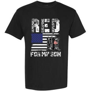 RED Friday For My Son Remember Everyone Deployed Military Garment-Dyed Heavyweight T-Shirt