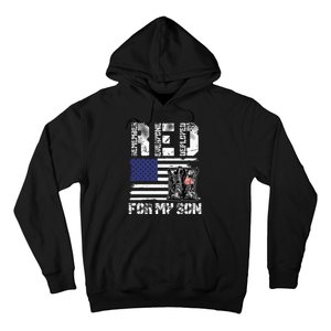 RED Friday For My Son Remember Everyone Deployed Military Hoodie