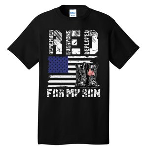 RED Friday For My Son Remember Everyone Deployed Military Tall T-Shirt