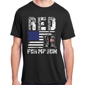 RED Friday For My Son Remember Everyone Deployed Military Adult ChromaSoft Performance T-Shirt