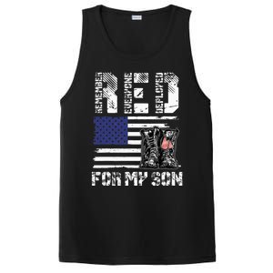 RED Friday For My Son Remember Everyone Deployed Military PosiCharge Competitor Tank