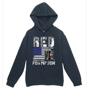 RED Friday For My Son Remember Everyone Deployed Military Urban Pullover Hoodie