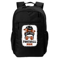 Retro Fantasy Football Mom Life Game Day Bleached Messy Bun Daily Commute Backpack