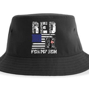 RED Friday For My Son Remember Everyone Deployed Military Sustainable Bucket Hat