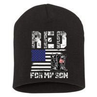 RED Friday For My Son Remember Everyone Deployed Military Short Acrylic Beanie