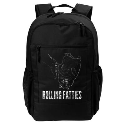 Rollin Fatties Funny Fat Kitty Cat Daily Commute Backpack