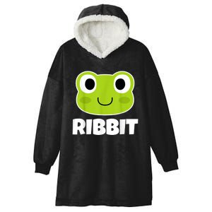 Ribbit Frogs | Frog Lover Hooded Wearable Blanket