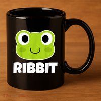 Ribbit Frogs | Frog Lover 11oz C Handle Ceramic Mug