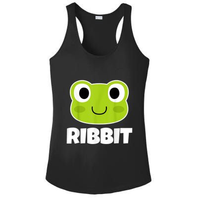 Ribbit Frogs | Frog Lover Ladies PosiCharge Competitor Racerback Tank