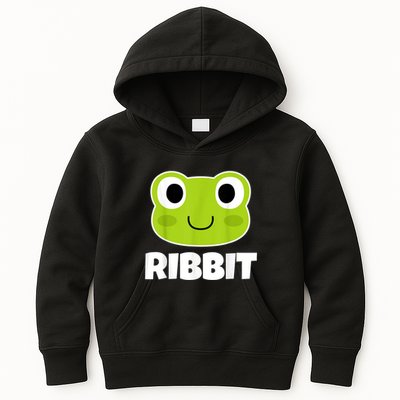Ribbit Frogs | Frog Lover Kids Hoodie