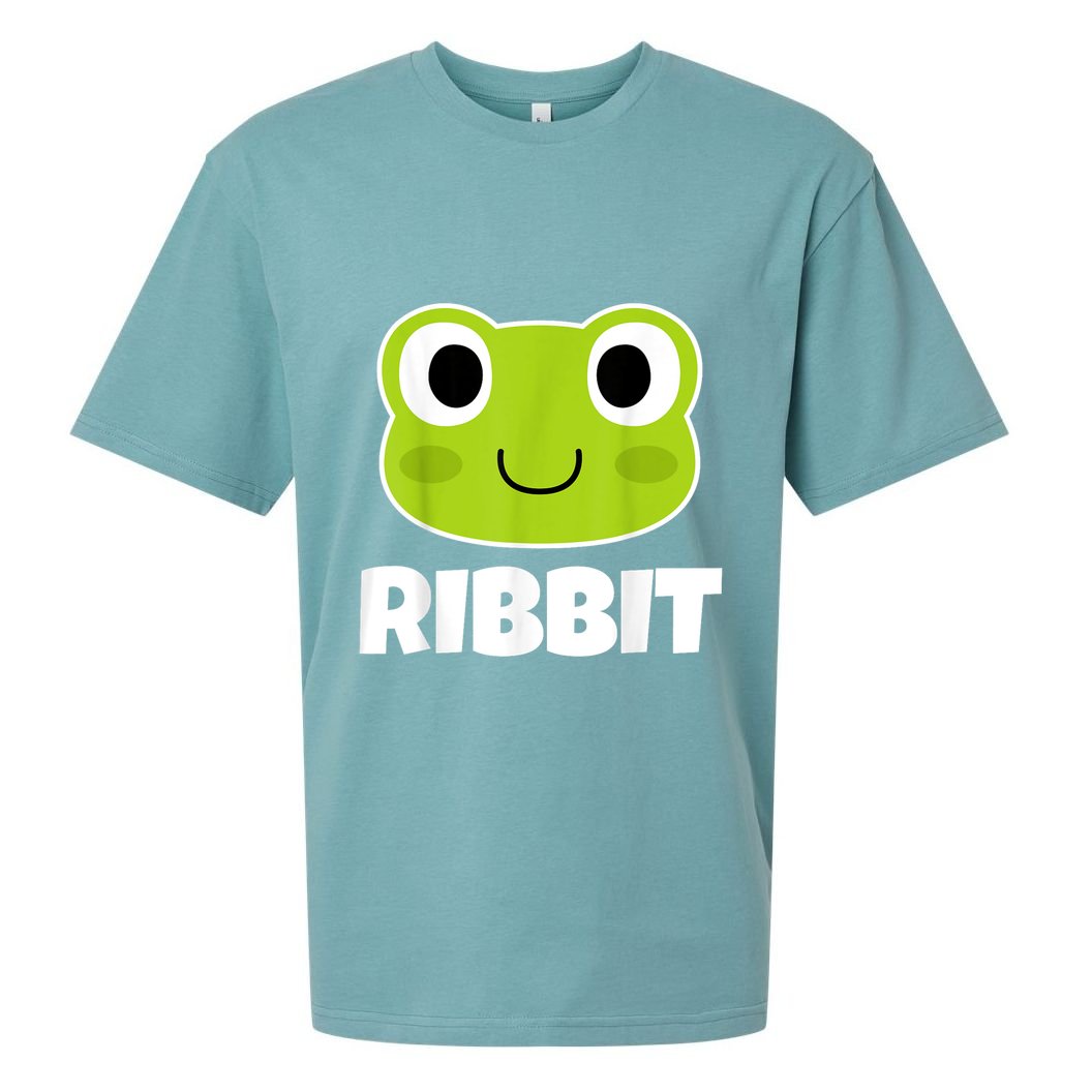 Ribbit Frogs | Frog Lover Sueded Cloud Jersey T-Shirt
