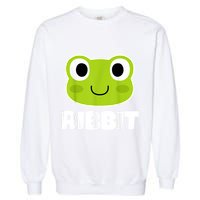 Ribbit Frogs | Frog Lover Garment-Dyed Sweatshirt