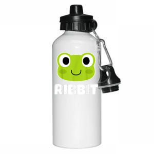 Ribbit Frogs | Frog Lover Aluminum Water Bottle