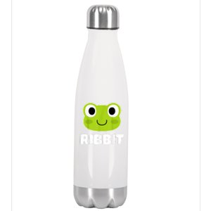 Ribbit Frogs | Frog Lover Stainless Steel Insulated Water Bottle