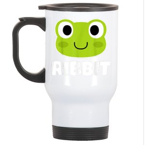 Ribbit Frogs | Frog Lover Stainless Steel Travel Mug