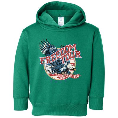 Retro Freedom Funny Since 1776 4th Of July Eagle Toddler Hoodie