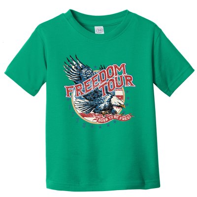 Retro Freedom Funny Since 1776 4th Of July Eagle Toddler T-Shirt