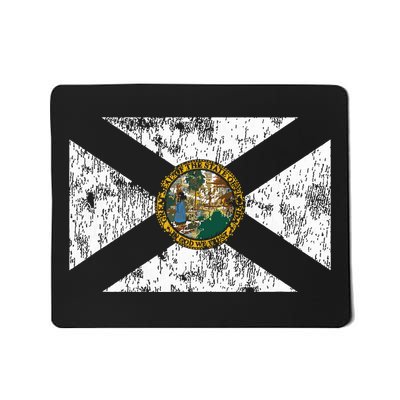 Retro Florida Fl Flag Souvenir Gift Mousepad