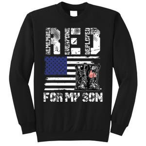 Red Friday For My Son Remember Everyone Deployed Military Sweatshirt